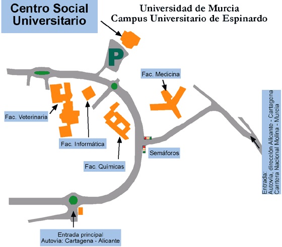 plano acceso al centro social
