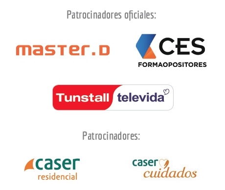 patrocinadores: Máster D, CES formaopositores, Tunstall-Televida, Caser Residencial y Caser Cuidados