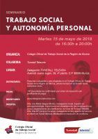 Seminario: Trabajo Social y autonomía personal