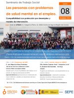 Seminario de Trabajo Social: Las personas con problemas de salud mental en el empleo. Compatibilidad con protección por desempleo y modelo de intervención.