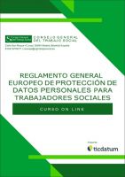 IV CURSO ONLINE: REGLAMENTO GENERAL EUROPEO DE PROTECCIÓN DE DATOS PERSONALES PARA TRABAJADORAS SOCIALES