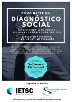 AMPLIACION PLAZO INSCRIPCION CURSO ONLINE "COMO HACER UN DIAGNOSTICO SOCIAL"