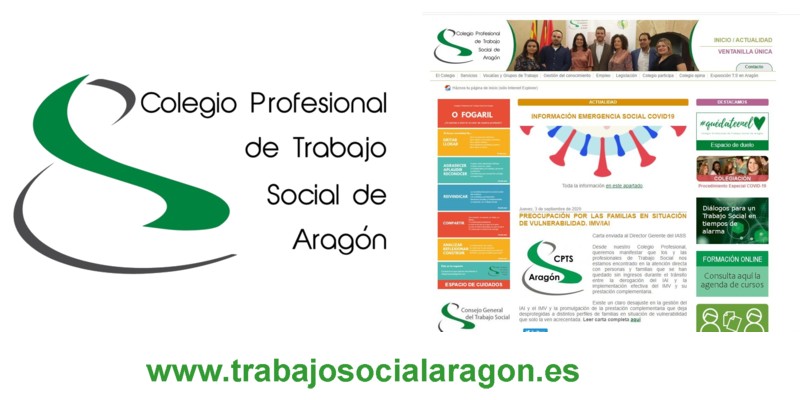 Portada web Colegio Aragon