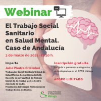 Webinar "El Trabajo Social Sanitario en Salud Mental. Caso de Andalucía"
