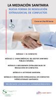 AMPLIAMOS PLAZO CURSO ONLINE "LA MEDIACIÓN SANITARIA, UNA NUEVA FORMA DE RESOLUCIÓN EXTRAORDINARIA DE CONFLICTOS"