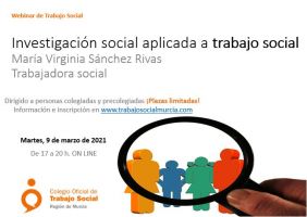 Webinar: Investigación aplicada a Trabajo Social 9 de marzo de 2021