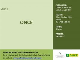 ONLINE HITZALDIA: "ONCE" // CHARLA ONLINE: "ONCE"