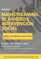 Webinar: Mainstreaming de género e intervención social - 10 de junio de 2021