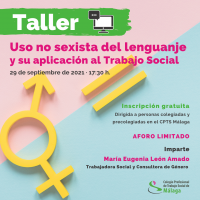 Taller "Uso no sexista del lenguaje y su aplicación al Trabajo Social"