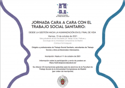 JORNADA "Cara a cara con el Trabajo Social Sanitario" - Asociación Española de Trabajo Social y Salud