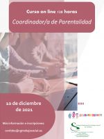 AMPLIAMOS PLAZO INSCRIPCION CURSO ONLINE "COORDINADOR/A DE PARENTALIDAD" 