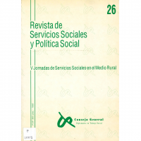 V Jornadas de Servicios Sociales en el medio rural en Cuenca (Castilla-La Mancha), octubre 1992                                                         