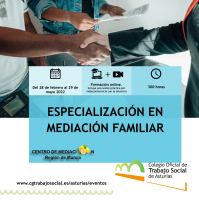 FORMACIÓN | Especialización en Mediación Familiar
