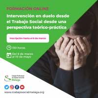 Curso "Intervención en duelo desde el Trabajo Social desde una perspectiva teórico-práctica"