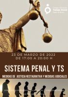 Webinar "Sistema Penal y Trabajo Social: Medidas de Justicia Restaurativa y Medidas Judiciales".