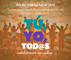 ACTOS PROGRAMADOS PARA EL DÍA TRABAJO SOCIAL 2022