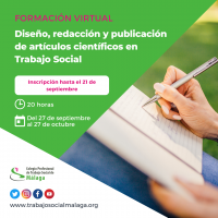 Curso "Diseño, redacción y publicación de artículos científicos en Trabajo Social"