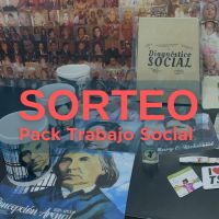 Bases del sorteo: 3 pack de merchandising especial congreso, Trabajo Social e históricas del Trabajo Social