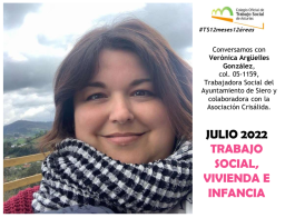 #12meses12áreas | Julio, Trabajo social, Vivienda e Infancia