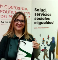  Marta Alguacil tesorera del Consejo General del Trabajo Social expone las reivindicaciones de la profesión 