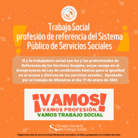 Trabajo Social, profesión de referencia del Sistema Público de Servicios Sociales