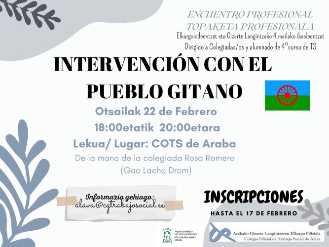 ENCUENTRO PROFESIONAL "Intervención con el Pueblo Gitano"