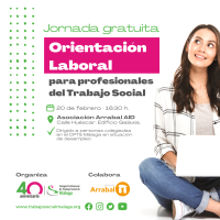 Jornada gratuita de Orientación Laboral para profesionales del Trabajo Social