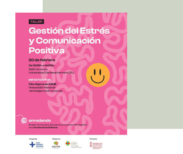 Las Redes Sanitarias Solidarias inauguran en Castellón el ciclo de encuentros ‘Enredando’ con un taller de gestión de estrés para personal sociosanitario