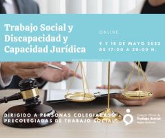 Webinar "Trabajo Social, Discapacidad y Capacidad Jurídica".