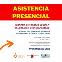 (PRESENCIAL) Jornada de Trabajo Social y Valoración de Discapacidad