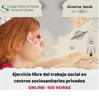 Curso online: "El ejercicio libre de Trabajo Social en los centros socio-sanitarios privados" 100 horas