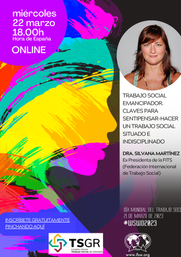 El Colegio conmemora el Día Mundial del Trabajo Social con una webinar de Silvana Martínez (Ex Presidenta de la FITS)