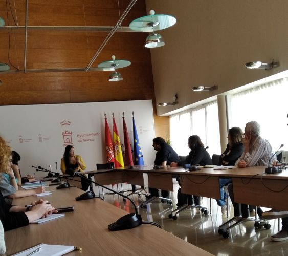 El colegio participa en la Mesa Intersectorial de Salud Mental del Ayuntamiento de Murcia para conformar la Semana Europea de la Salud Menta