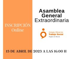 ON LINE Inscripción Asamblea General 13/04/2023