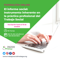 Curso "El informe social: Instrumento inherente en la práctica profesional del Trabajo Social" Ed. 2023