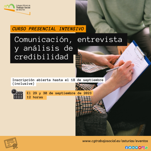 FORMACIÓN | Comunicación, entrevista y análisis de credibilidad