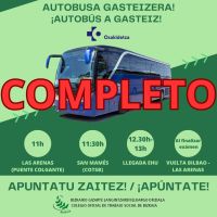 APUNTATU ZAITEZ! - AUTOBUSA GASTEIZERA! / ¡APÚNTATE! - ¡AUTOBÚS A GASTEIZ!