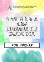 EL PAPEL DEL TS EN LAS MUTUAS COLABORADORAS DE LA SEGURIDAD SOCIAL