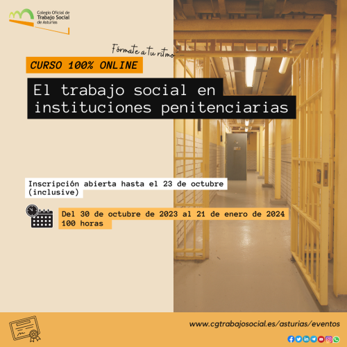 FORMACIÓN | El Trabajo Social e Instituciones Penitenciarias