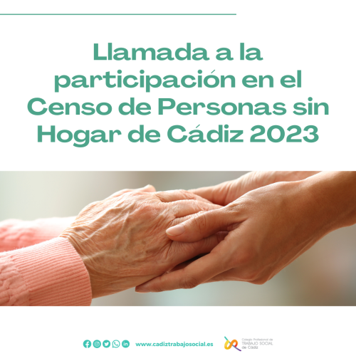 Llamada a la participación en el Censo de Personas sin Hogar de Cádiz ...