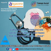 CURSO ONLINE INTERVENCION SOCIAL CON FAMILIAS AFECTADAS POR TRASTORNO MENTAL GRAVE