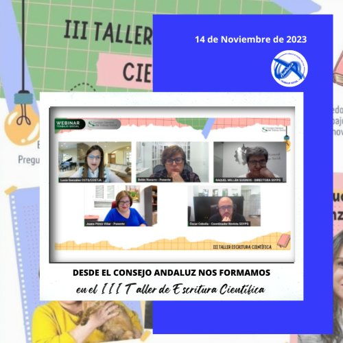 Celebramos la semana de la Ciencia y la Paz formándonos en el III Taller de Escritura Científica