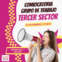 Convocatoria Grupo de Trabajo Tercer Sector