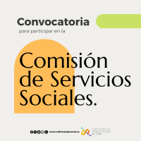 Abrimos convocatoria para participar de la Comisión de Servicios Sociales.