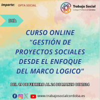 CURSO ONLINE GESTIÓN DE PROYECTOS SOCIALES DESDE EL ENFOQUE DEL MARCO LÓGICO