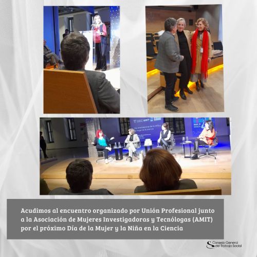 El Consejo General del Trabajo Social asiste al acto por la conmemoración del Día de las Mujeres y las Niñas en la Ciencia