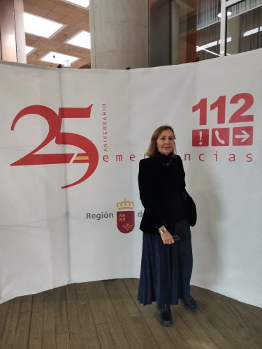 El Colegio acude al acto conmemorativo del 25 aniversario del 112 Región de Murcia.
