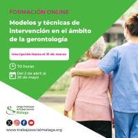 Curso "Modelos y técnicas de intervención en el ámbito de la gerontología"