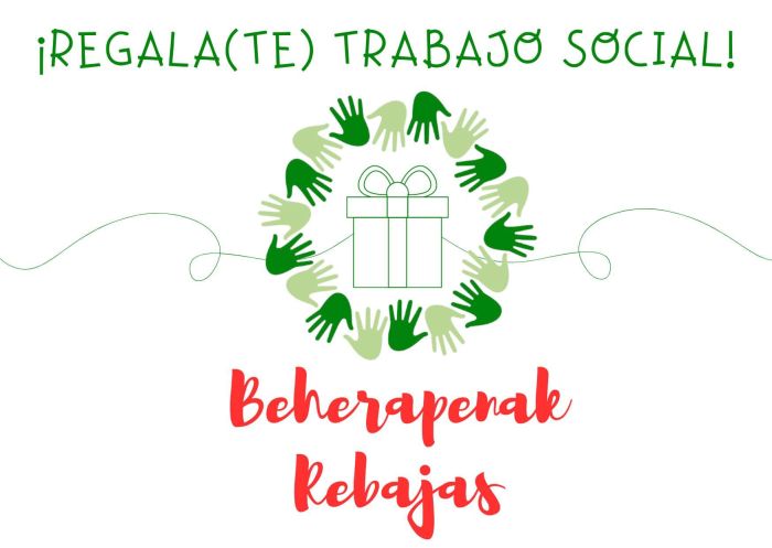 ¡REGALA(TE) TRABAJO SOCIAL! REBAJAS//BEHERAPENAK