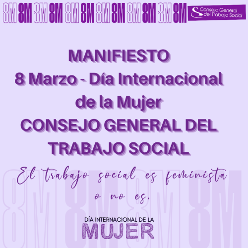 El Consejo General del Trabajo Social conmemora el Día Internacional de la Mujer 2024.